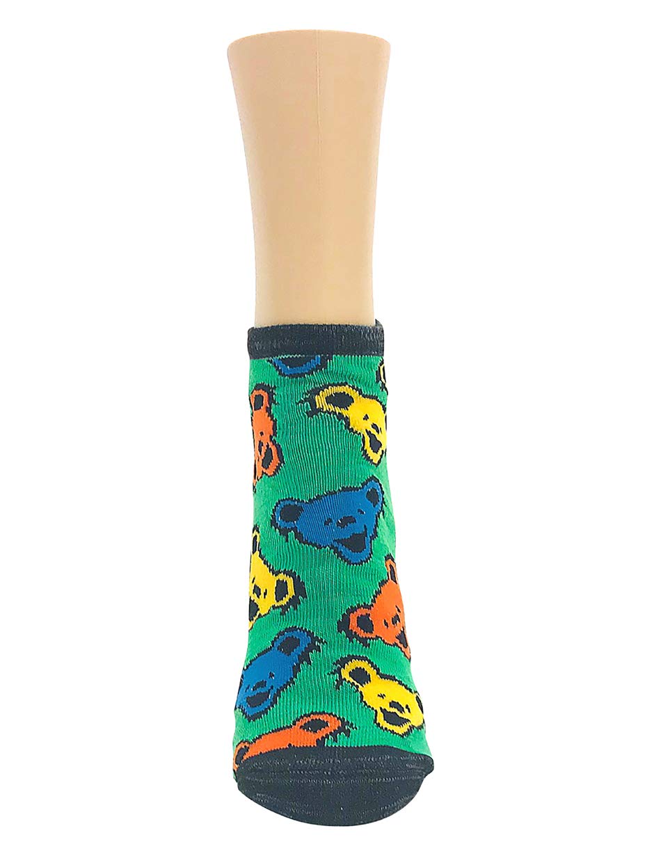 Grateful Dead Stealie & Dancing Bears 3-Pack Ankle Socks