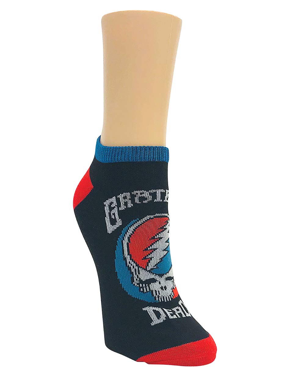 Grateful Dead Stealie & Dancing Bears 3-Pack Ankle Socks