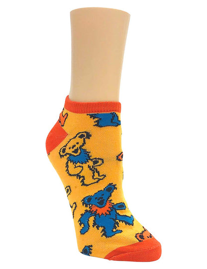 Grateful Dead Stealie & Dancing Bears 3-Pack Ankle Socks