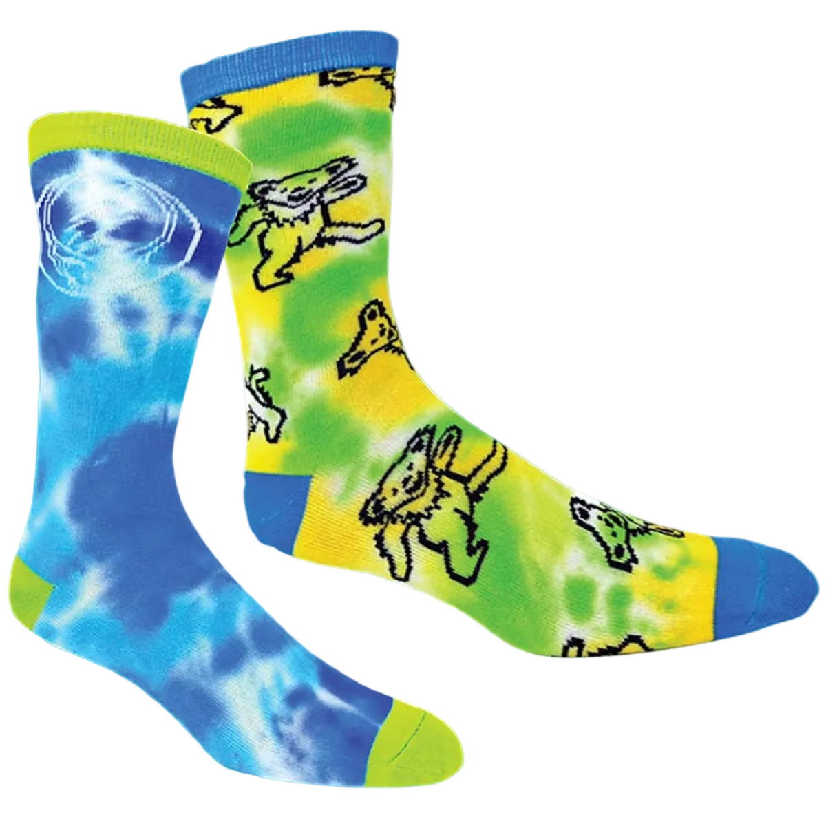 Grateful Dead Tie-Dye 2-Pack Crew Socks