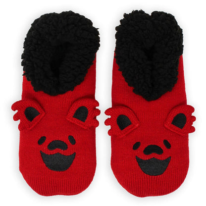 Grateful Dead Dancing Bears 2-Pack Sherpa Slipper Ankle Socks