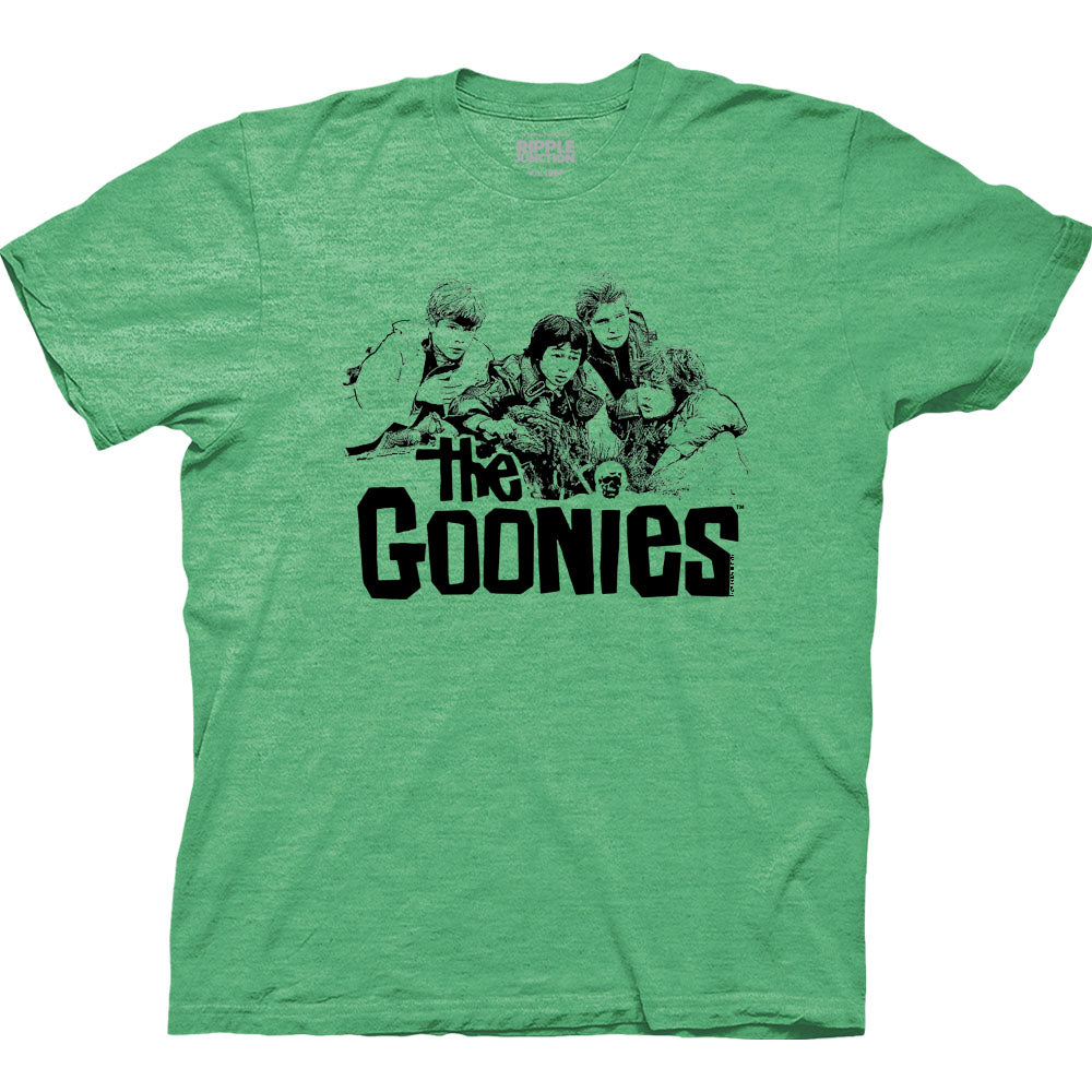 The Goonies Boys Group Image With Logo T-Shirt