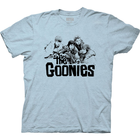 The Goonies Boys Group Image With Logo T-Shirt