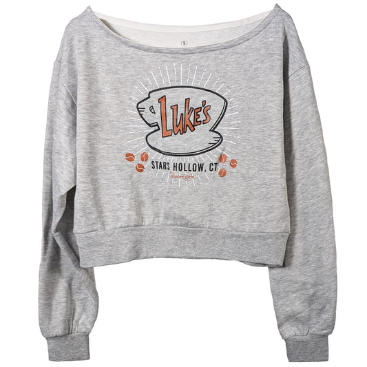 Gilmore Girls Luke's Diner Women's Crop Top Sweatshirt