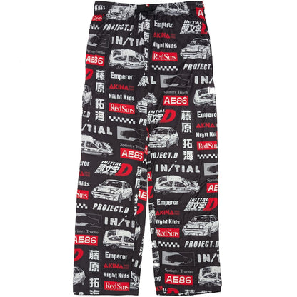 Initial D Cars & Racing Logos Lounge Pants