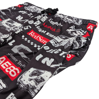 Initial D Cars & Racing Logos Lounge Pants