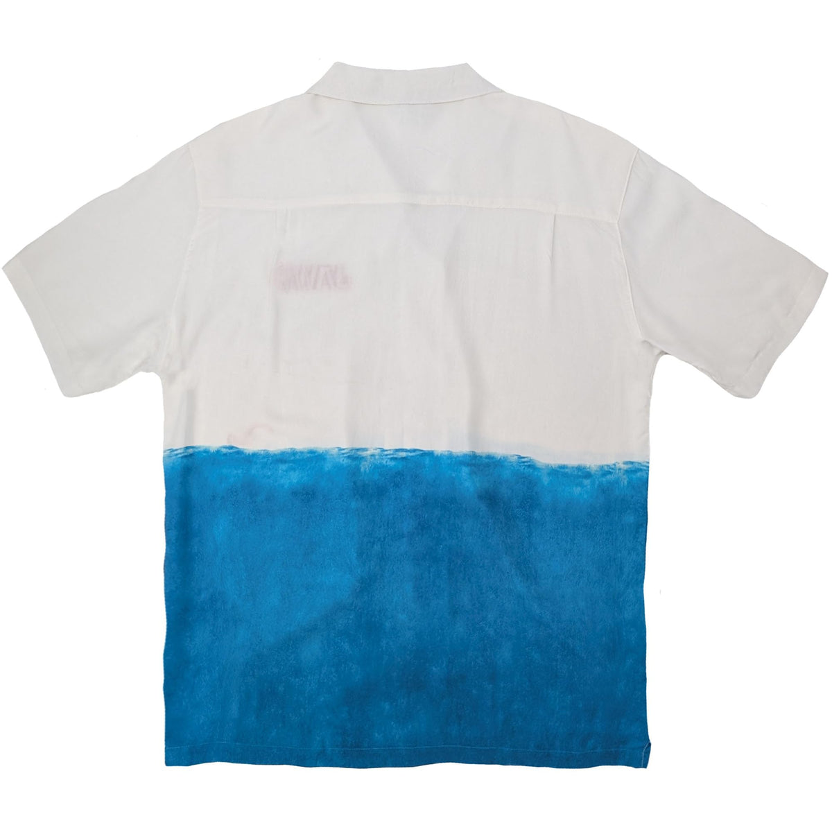Jaws Movie Poster Camp Collar Button Up
