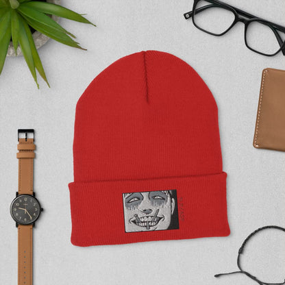 Junji Ito Souichi Embroidered Beanie