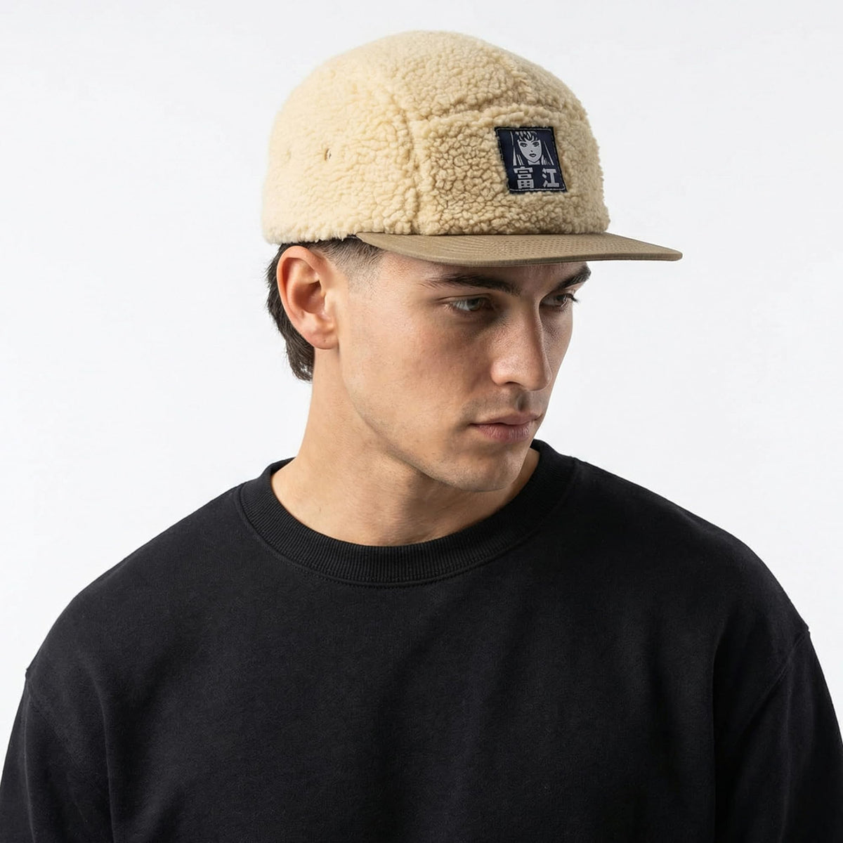 Junji Ito Tomie Portrait Sherpa Snapback Hat