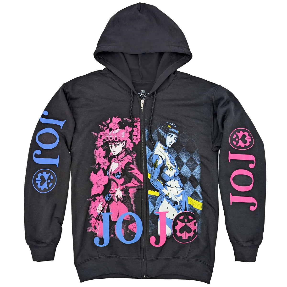 JoJo's Bizarre Adventure Giorno & Bruno Split Zip Hoodie