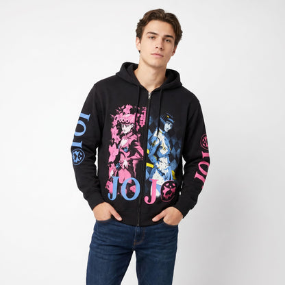 JoJo's Bizarre Adventure Giorno & Bruno Split Zip Hoodie