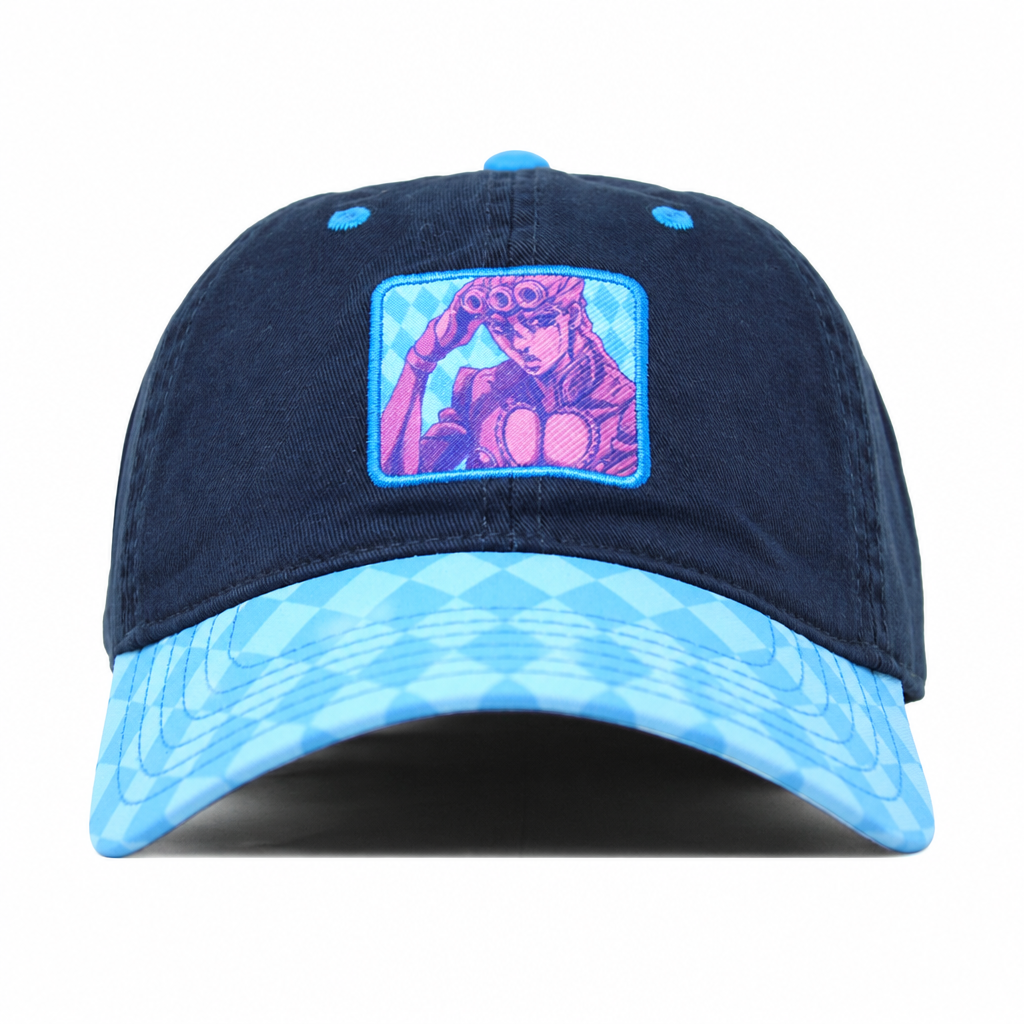 JoJo's Bizarre Adventure Giorno Giovanna Checkerboard Dad Hat