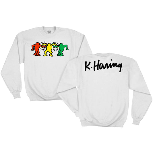 Keith Haring Dancing Figures & Signature Sweatshirt