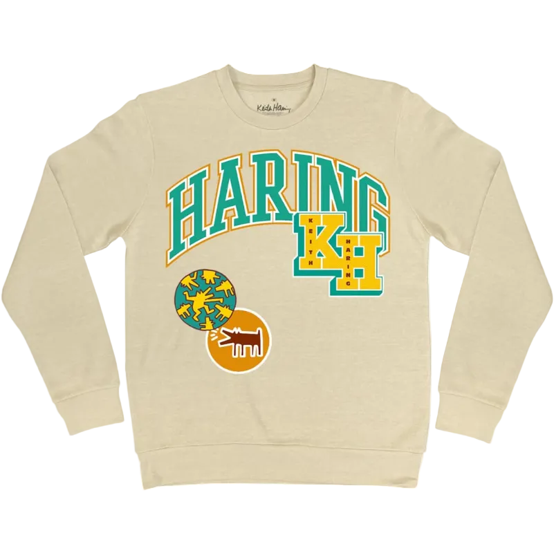 Keith Haring Collegiate Varsity Lettering Sweatshirt