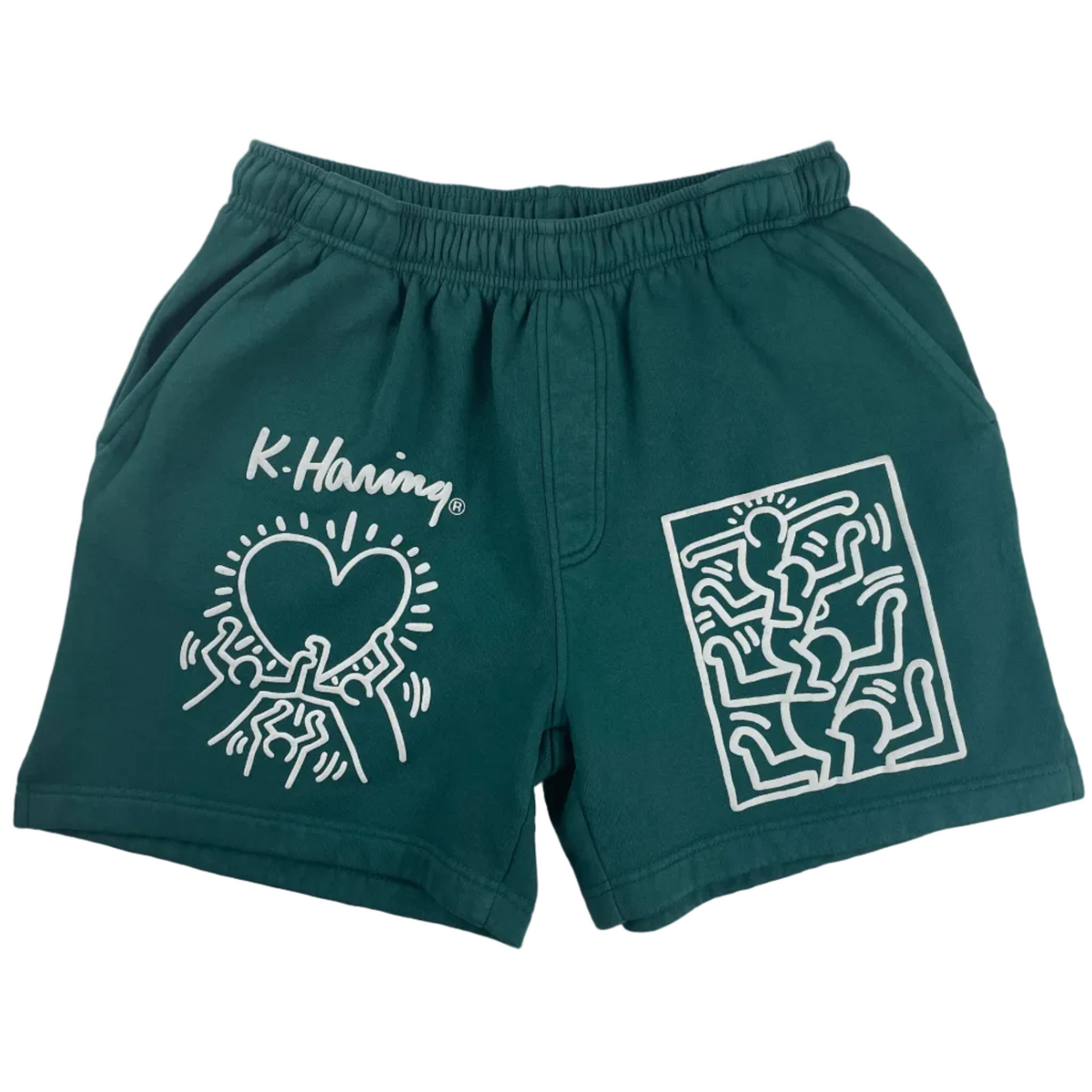 Keith Haring Figures & Heart Lounge Shorts
