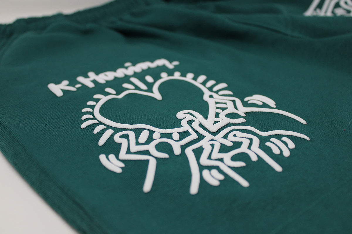 Keith Haring Figures & Heart Lounge Shorts