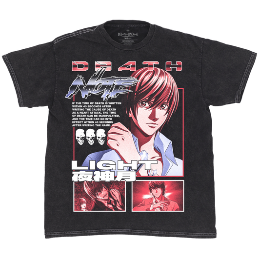 Death Note Light Magazine Cover T-Shirt