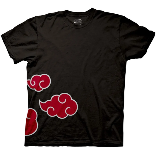 Naruto Shippuden Akatsuki Clouds & Anti-Leaf Symbol T-Shirt