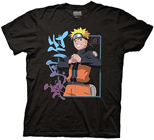 Naruto Shippuden Kanji & Hidden Leaf Village T-Shirt