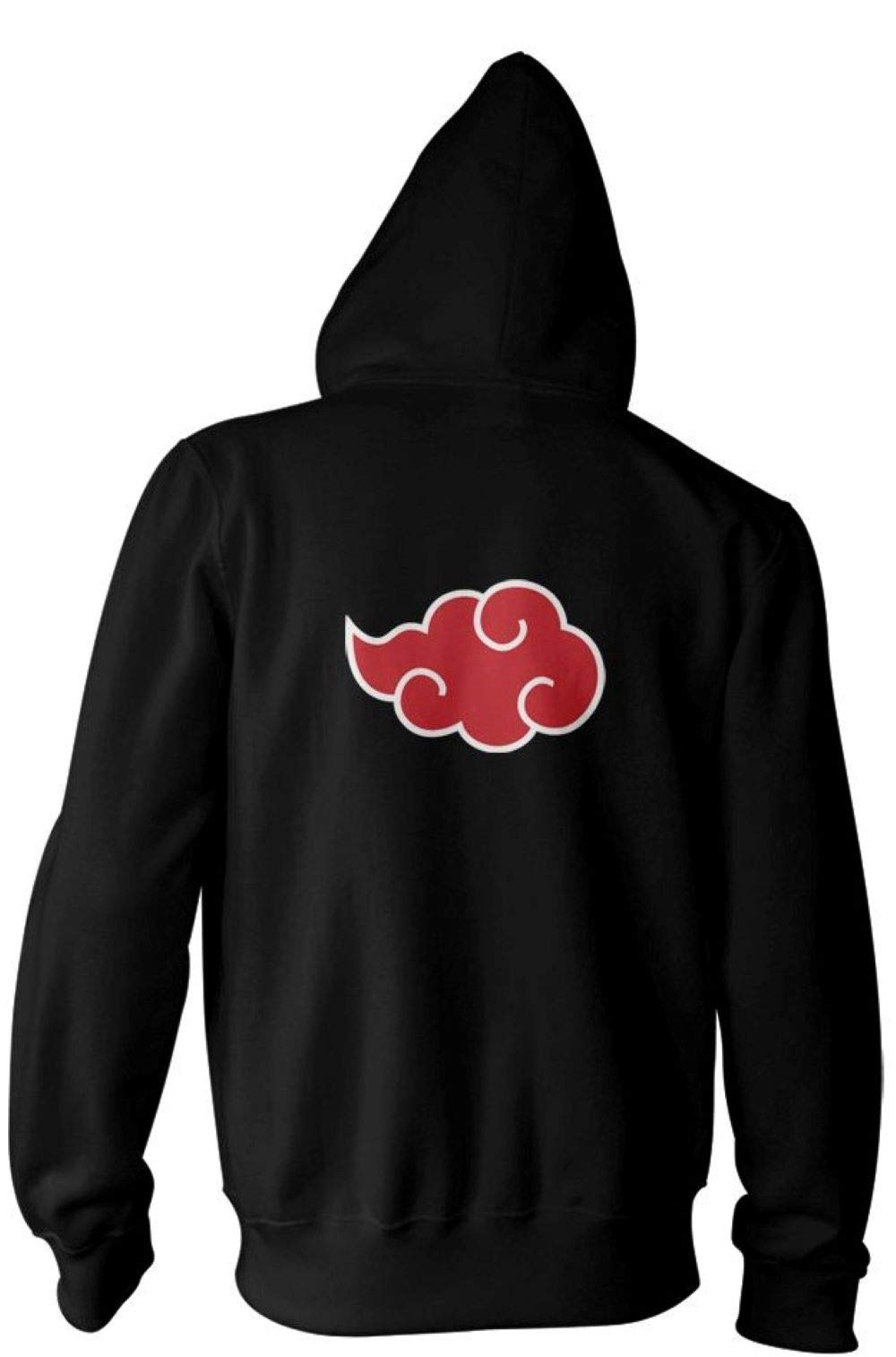 Naruto Shippuden Akatsuki and Anti-Village Symbols Zip Hoodie