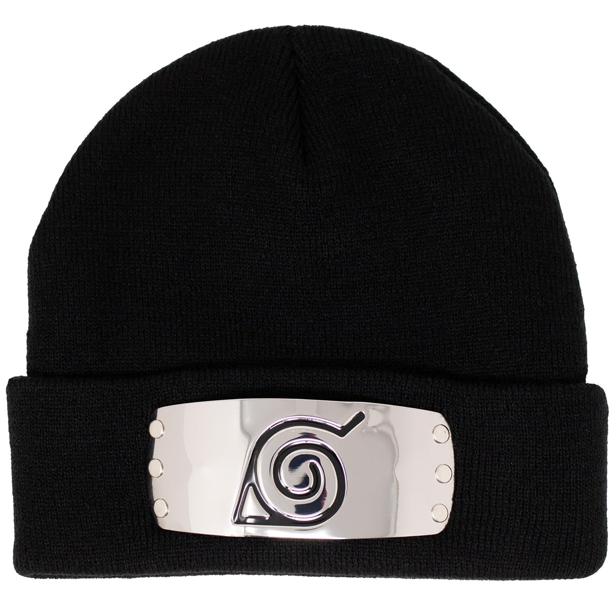 Naruto Shippuden Hidden Leaf Village Metal Plate Beanie