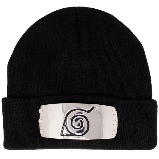 Naruto Shippuden Hidden Leaf Village Metal Plate Beanie