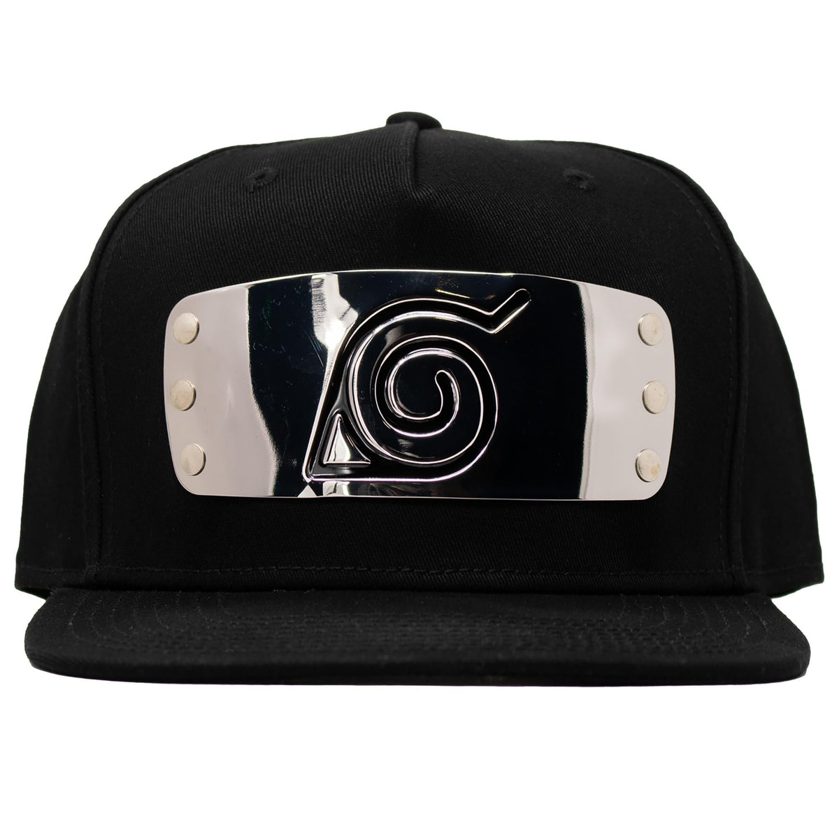Naruto Shippuden Metal Plate Hidden Leaf Village Snapback Hat