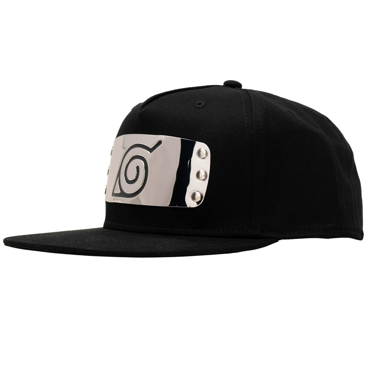 Naruto Shippuden Metal Plate Hidden Leaf Village Snapback Hat