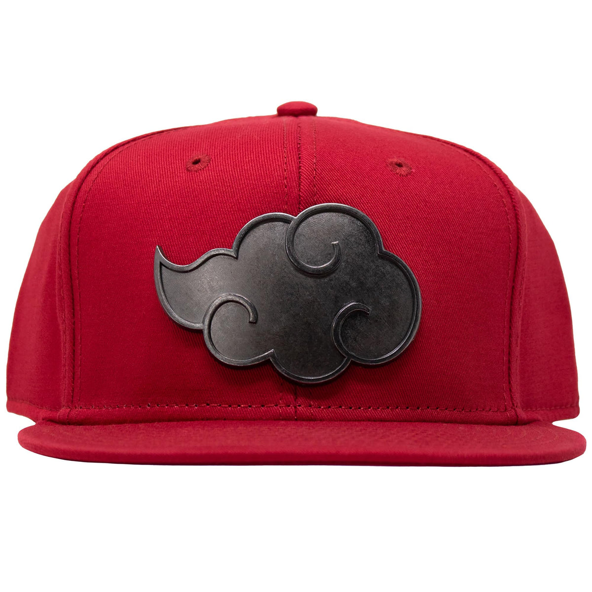 Naruto Shippuden Metal Plate Akatsuki Cloud Snapback Hat