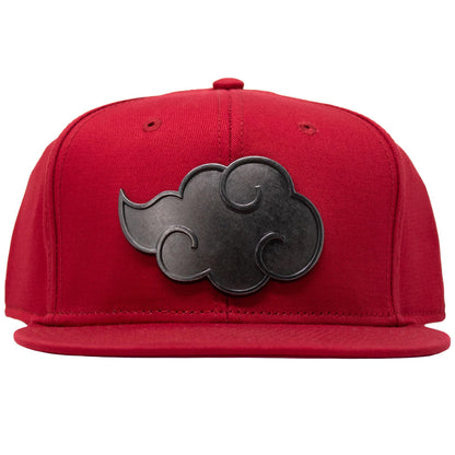 Naruto Shippuden Metal Plate Akatsuki Cloud Snapback Hat