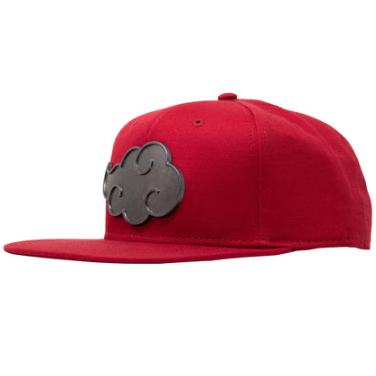 Naruto Shippuden Metal Plate Akatsuki Cloud Snapback Hat