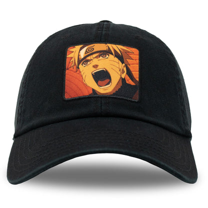Naruto Shippuden Battle Scene & Kanji Dad Hat