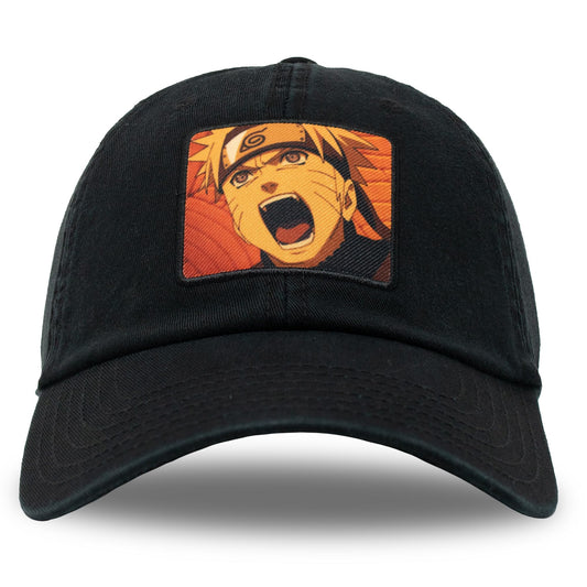 Naruto Shippuden Battle Scene & Kanji Dad Hat