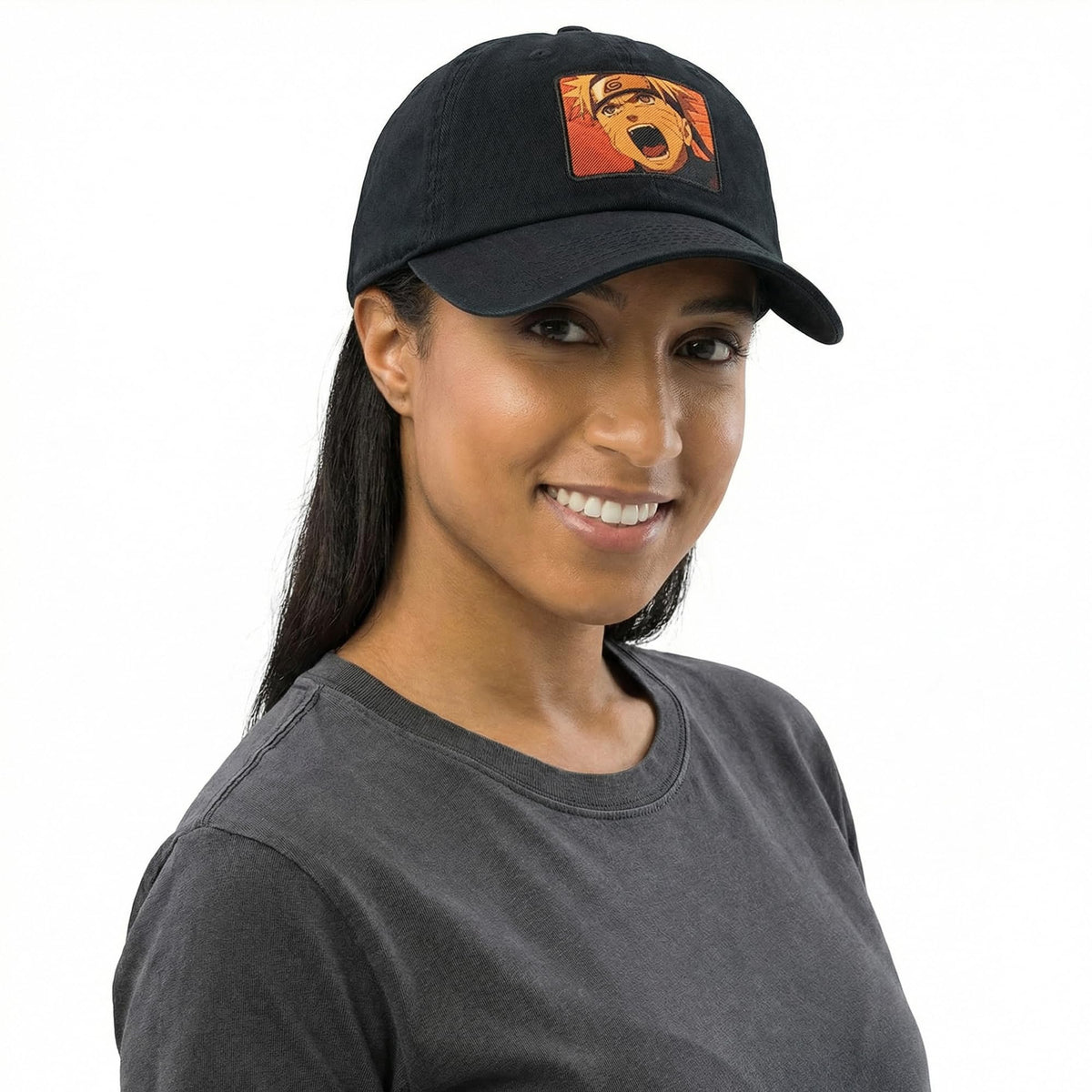 Naruto Shippuden Battle Scene & Kanji Dad Hat