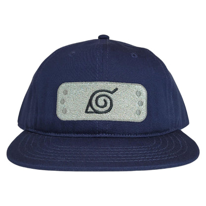 Naruto Shippuden Lurex Faux Plate Snapback Hat