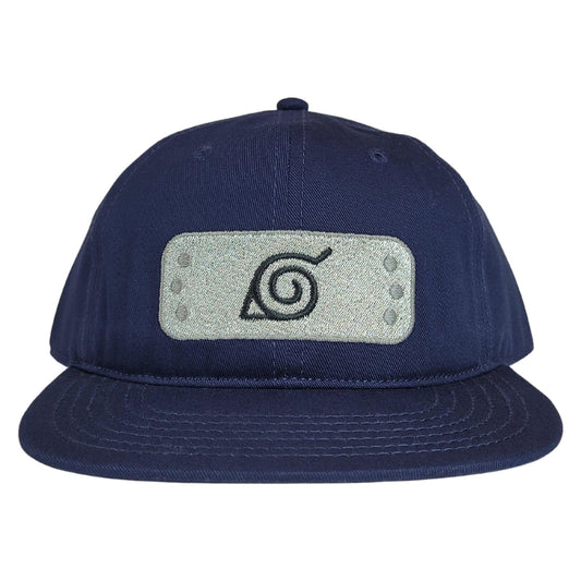 Naruto Shippuden Lurex Faux Plate Snapback Hat