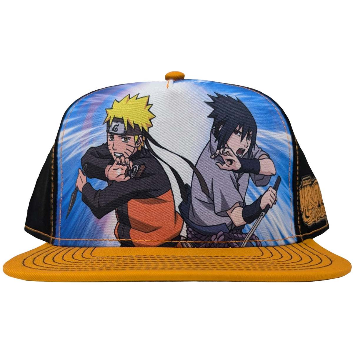 Naruto Shippuden Naruto & Sasuke Snapback Hat