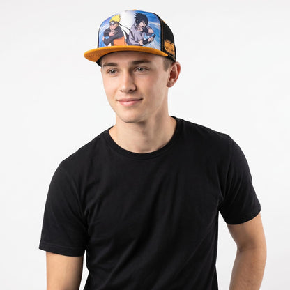 Naruto Shippuden Naruto & Sasuke Snapback Hat