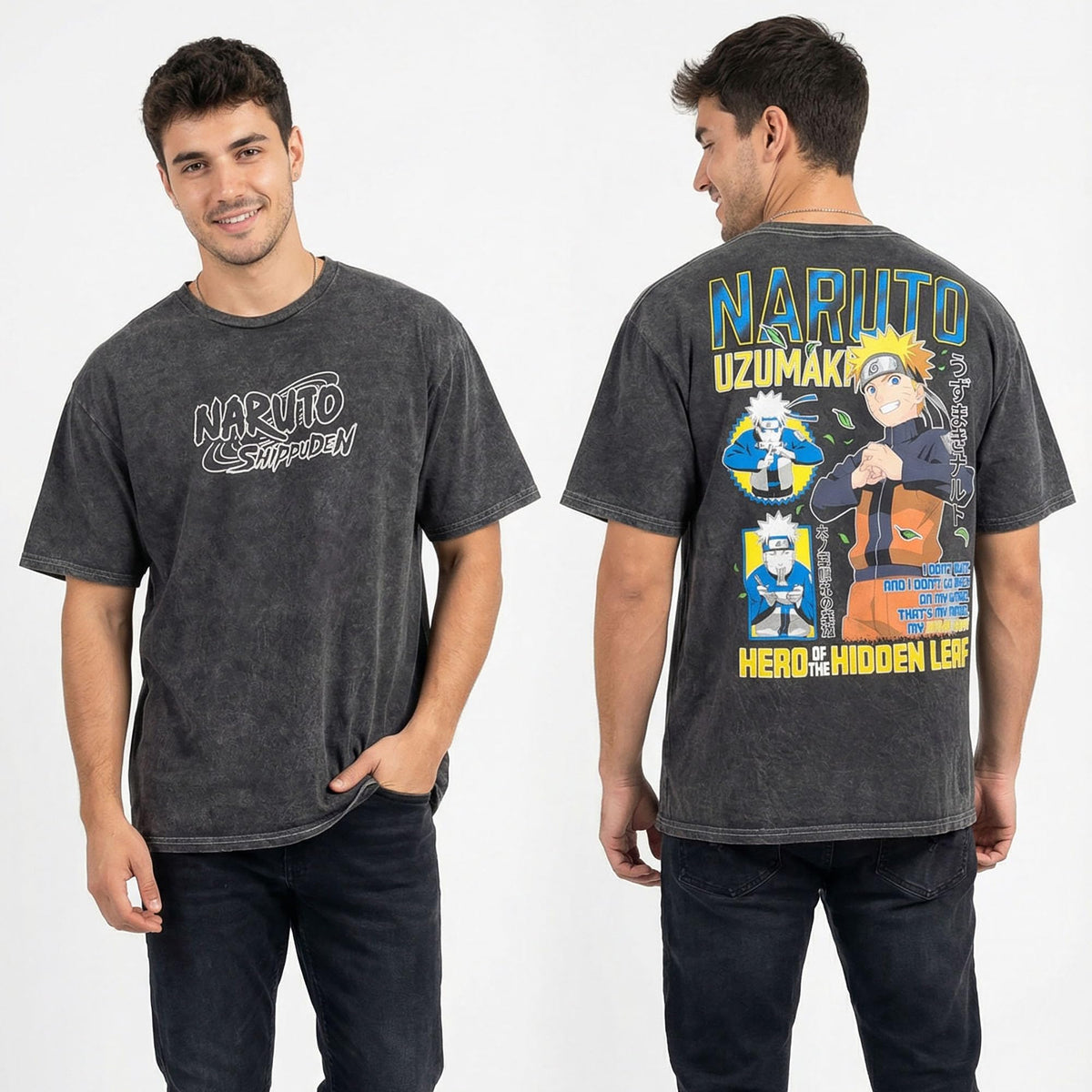 Naruto Shippuden Manga-Zine Hero of Hidden Leaf T-Shirt