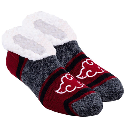 Naruto Shippuden Akatsuki Sherpa Slipper Ankle Socks