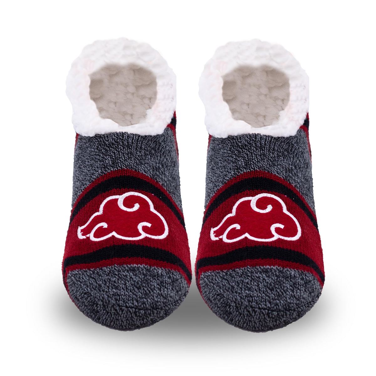 Naruto Shippuden Akatsuki Sherpa Slipper Ankle Socks