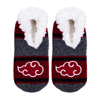 Naruto Shippuden Akatsuki Sherpa Slipper Ankle Socks