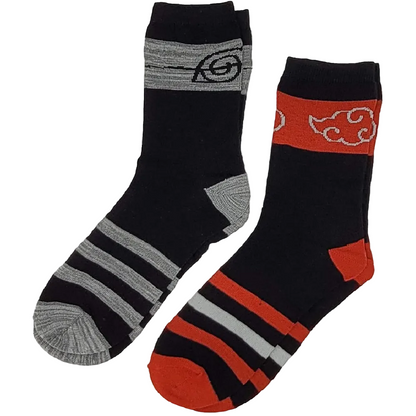 Naruto Shippuden Symbols 2-Pack Crew Socks