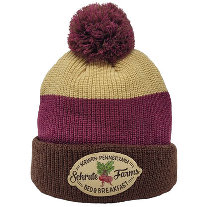 The Office Schrute Farms Patch Beanie