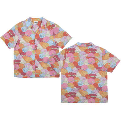 One Piece Devil Fruit Camp Collar Button Up