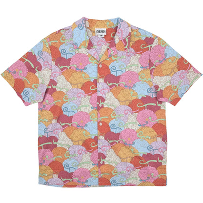 One Piece Devil Fruit Camp Collar Button Up