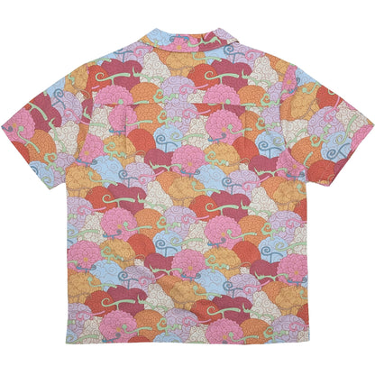 One Piece Devil Fruit Camp Collar Button Up