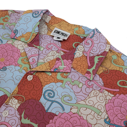 One Piece Devil Fruit Camp Collar Button Up