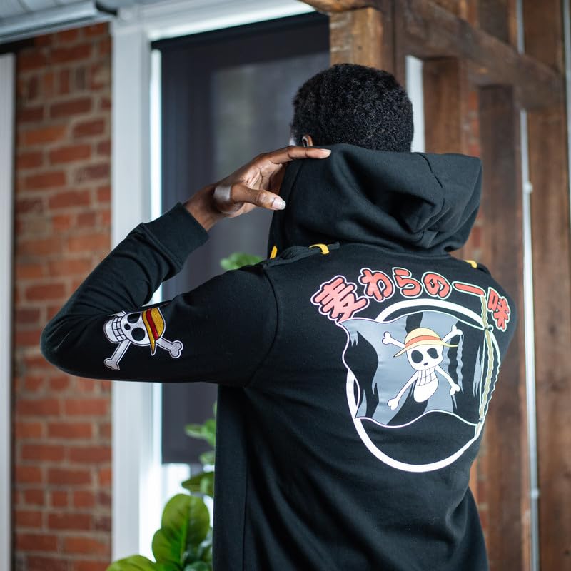 One Piece Straw Hat Crew Military Zip Hoodie