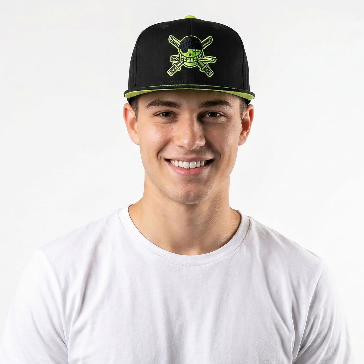 One Piece Zoro Jolly Roger Snapback Hat